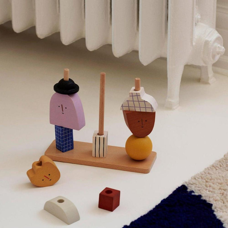 Ferm Living Character Stacking Blocks - Studio Play