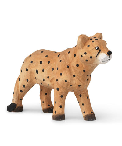 Ferm Living Hand-Carved Cheetah Toy