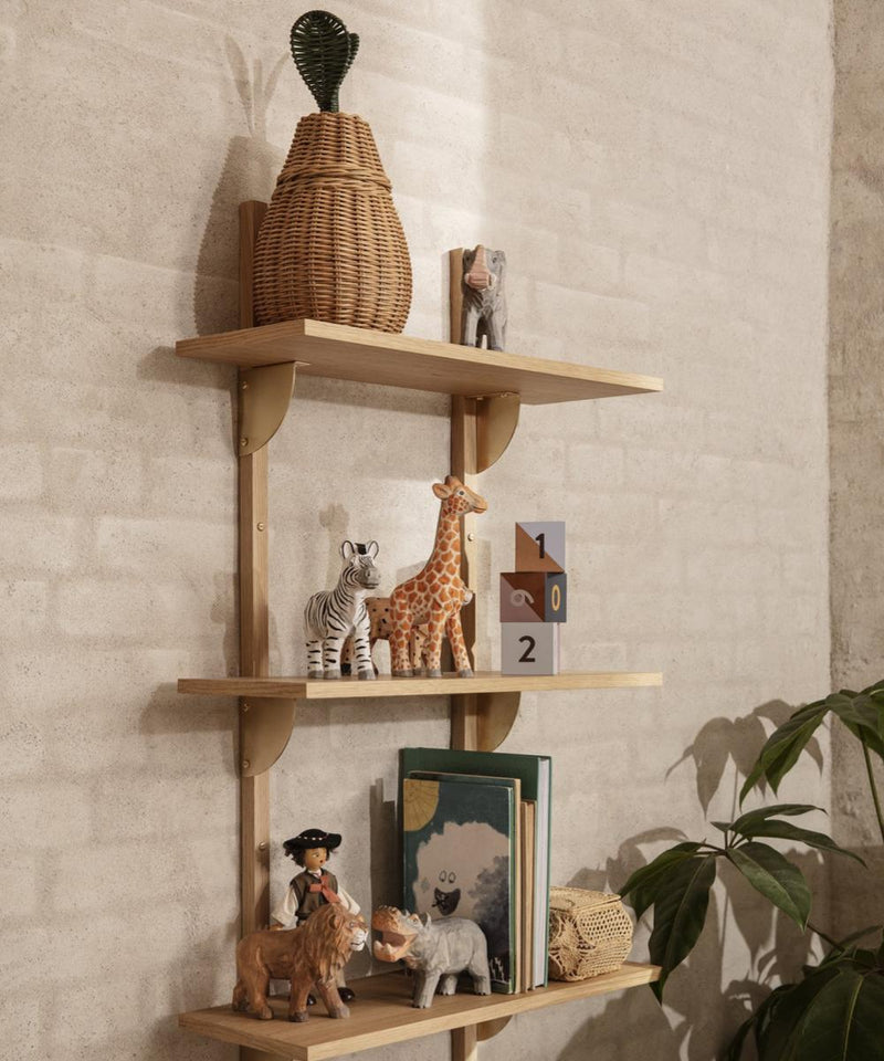 Ferm Living Hand-Carved Hippo Toy