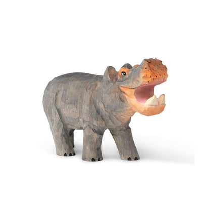 Ferm Living Hand - Carved Hippo Toy - Studio Play
