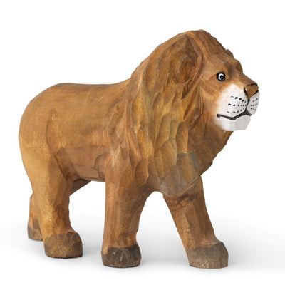 Ferm Living Hand - Carved Lion Toy - Studio Play