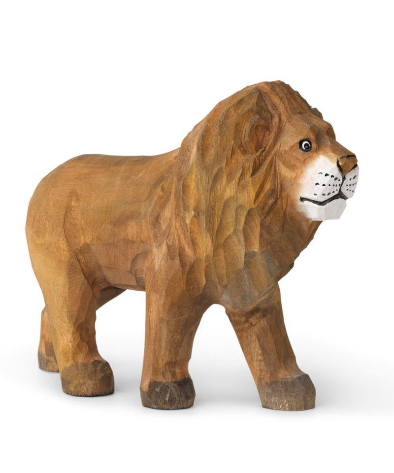 Ferm Living Hand-Carved Lion Toy
