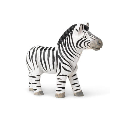 Ferm Living Hand - Carved Zebra Toy - Studio Play