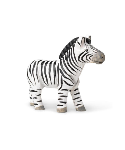 Ferm Living Hand-Carved Zebra Toy