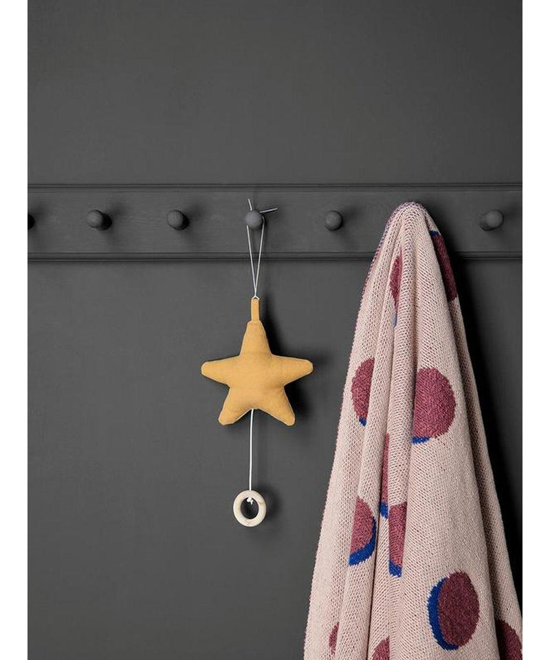Ferm Living Muziekmobiel Ster Mustard