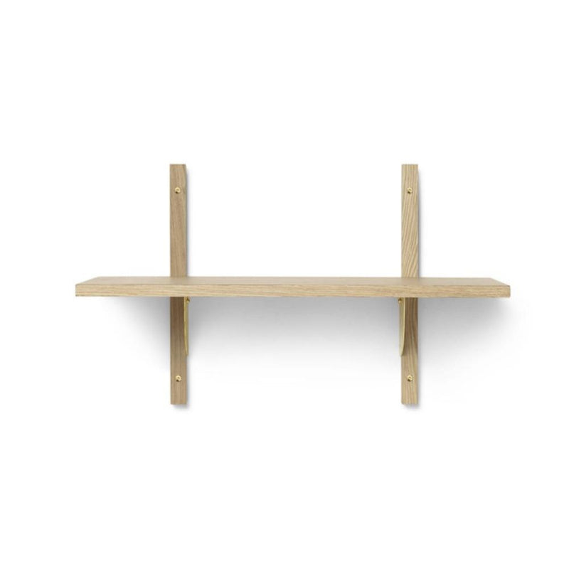 Ferm Living Sector Shelf S/N Oak - Brass - Studio Play