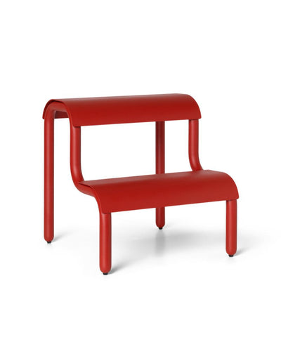 Ferm Living Up Step Stool Poppy Red