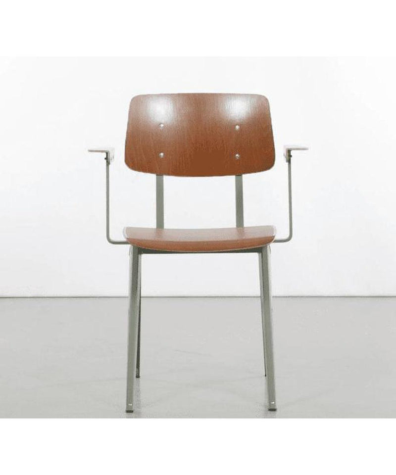 Galvanitas S16 met arm Cementgrijs / Roodbruin