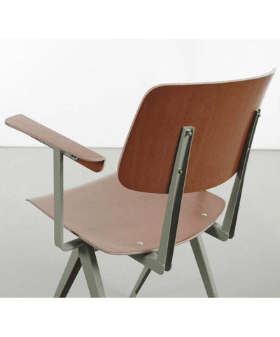 Galvanitas S16 met arm Cementgrijs / Roodbruin