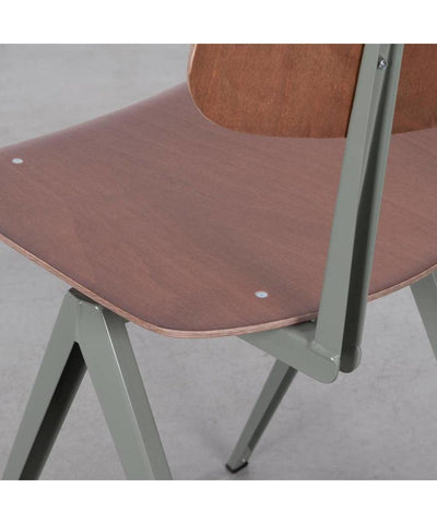 Galvanitas S16 Stoel Cementgrijs Bruin