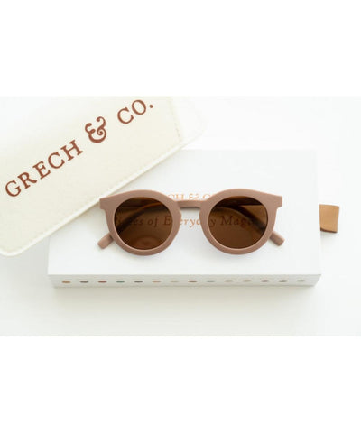 Grech & Co - Sustainable Polarised Adult Sunglasses BURLWOOD