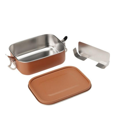 Haps Lunch Box w/ Removable Divider Terracotta