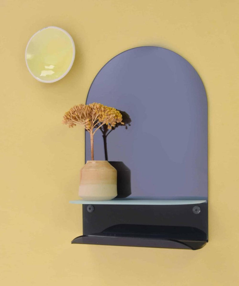 Harm & Elke Wall Mirror Dark Grey