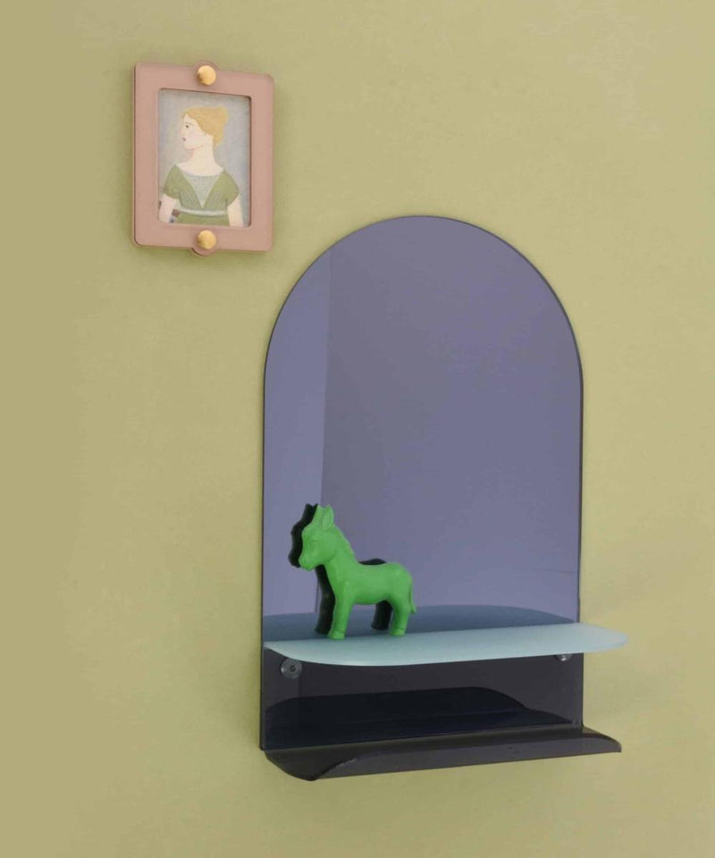 Harm & Elke Wall Mirror Dark Grey