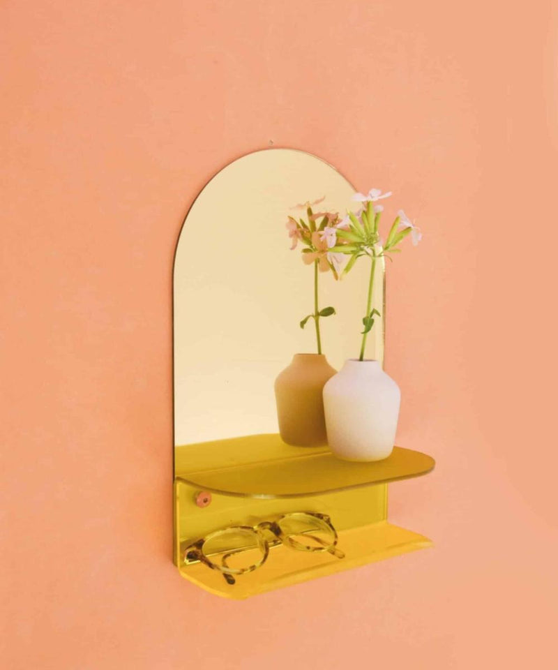 Harm & Elke Wall Mirror Gold/Yellow