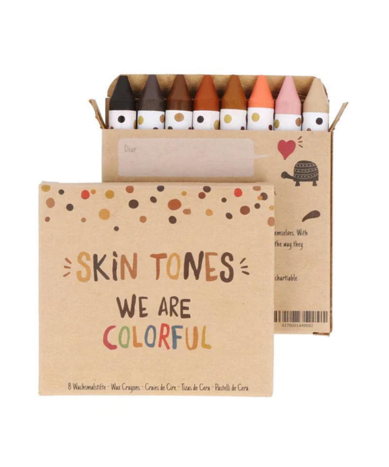 Hautfarben Skin Tones Wax Crayons