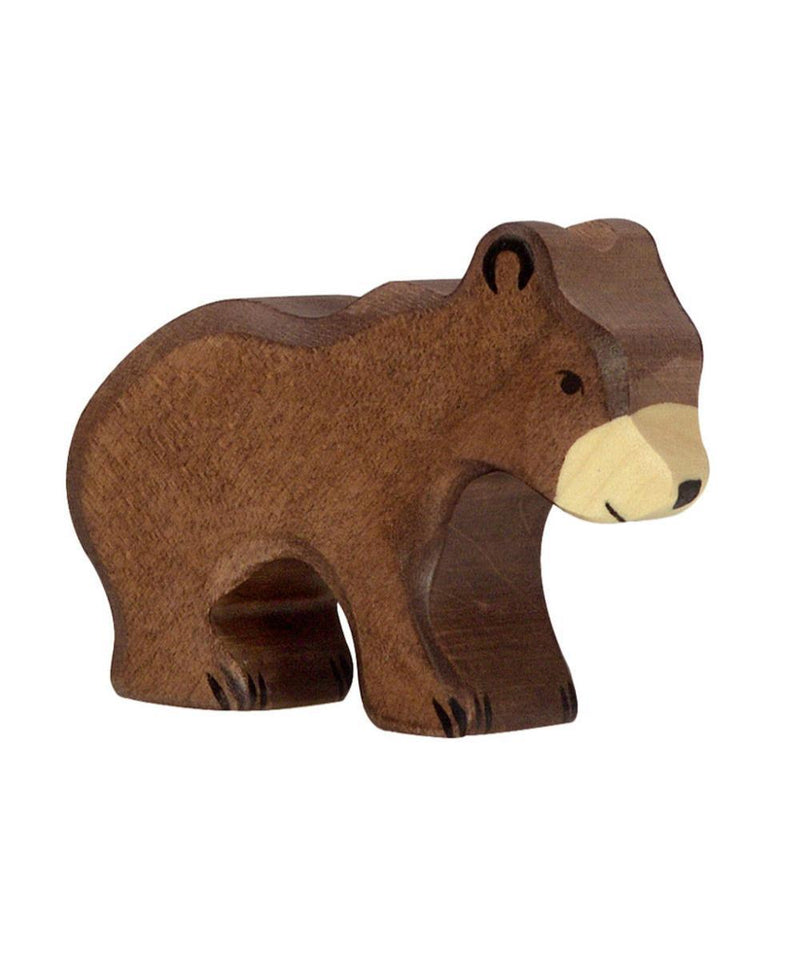 Holztiger Wildernis Bruine Beer Klein