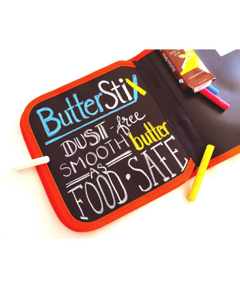Jaq Jaq Bird Krijtjes Set van 4 Butterstix + Houder