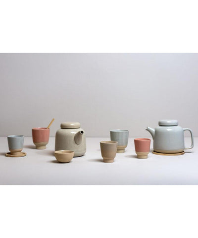 Kinta Theepot Rutunda Dotted Clay Mint