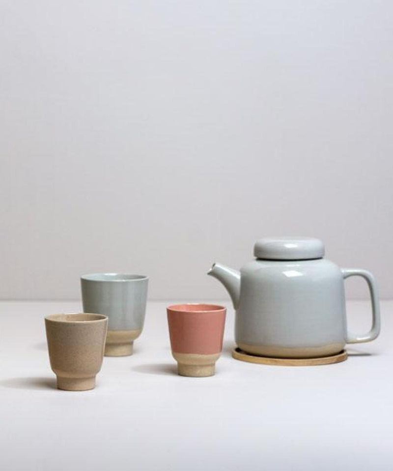 Kinta Theepot Rutunda Dotted Clay Mint