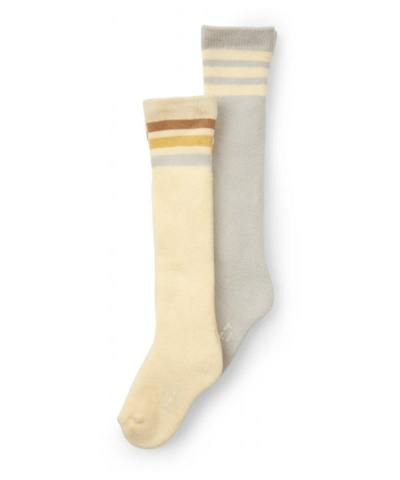 Konges Sløjd 2-Pack Long Socks Lemon Sorbet/Mint