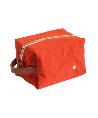 La Cerise sur le Gateau Pouch Cube Iona Tangerine PM