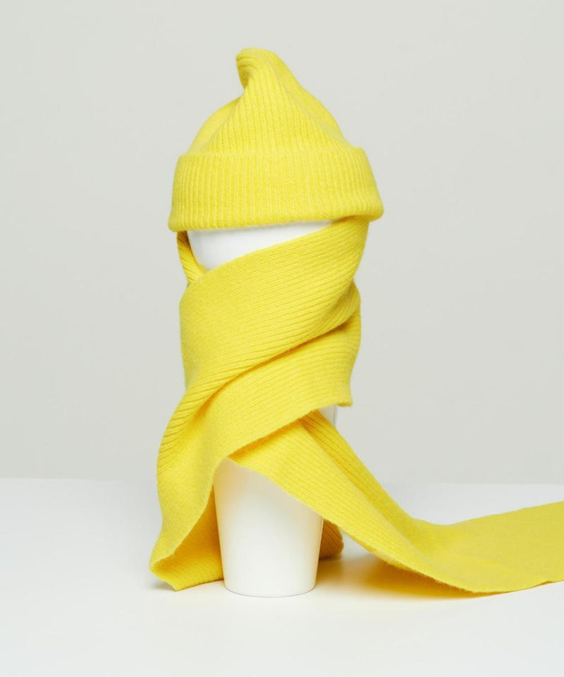 Le Bonnet Sjaal Acid Yellow
