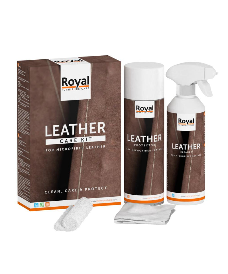 Leather Care Kit Clean & Protect Brushed Leather