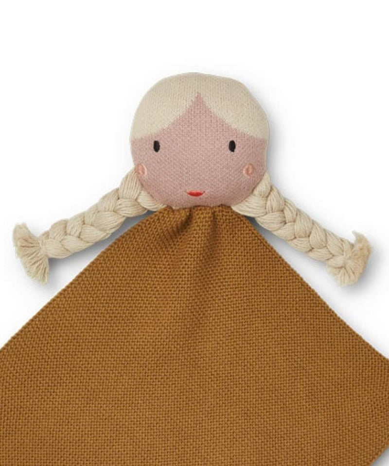 Liewood Alfie Cuddle Cloth Doll/Golden Caramel Multi Mix