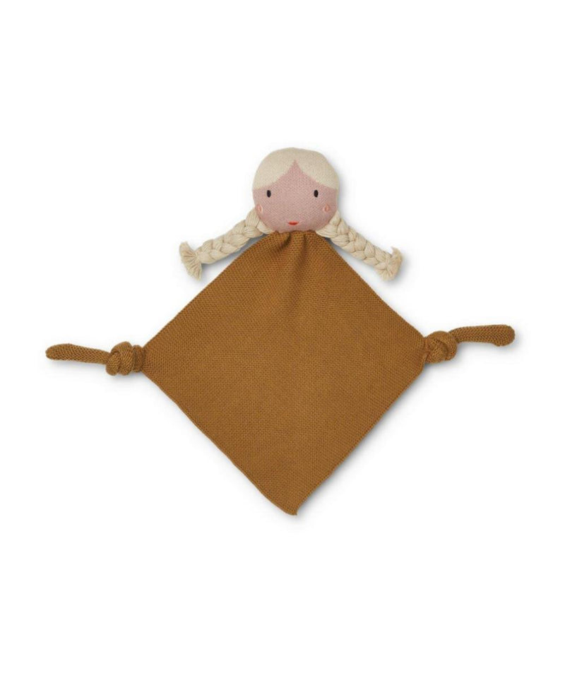 Liewood Alfie Cuddle Cloth Doll/Golden Caramel Multi Mix