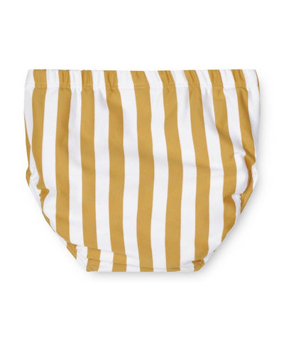 Liewood Anthony Baby Printed Swim Pants Stripe Yellow Mellow/ White