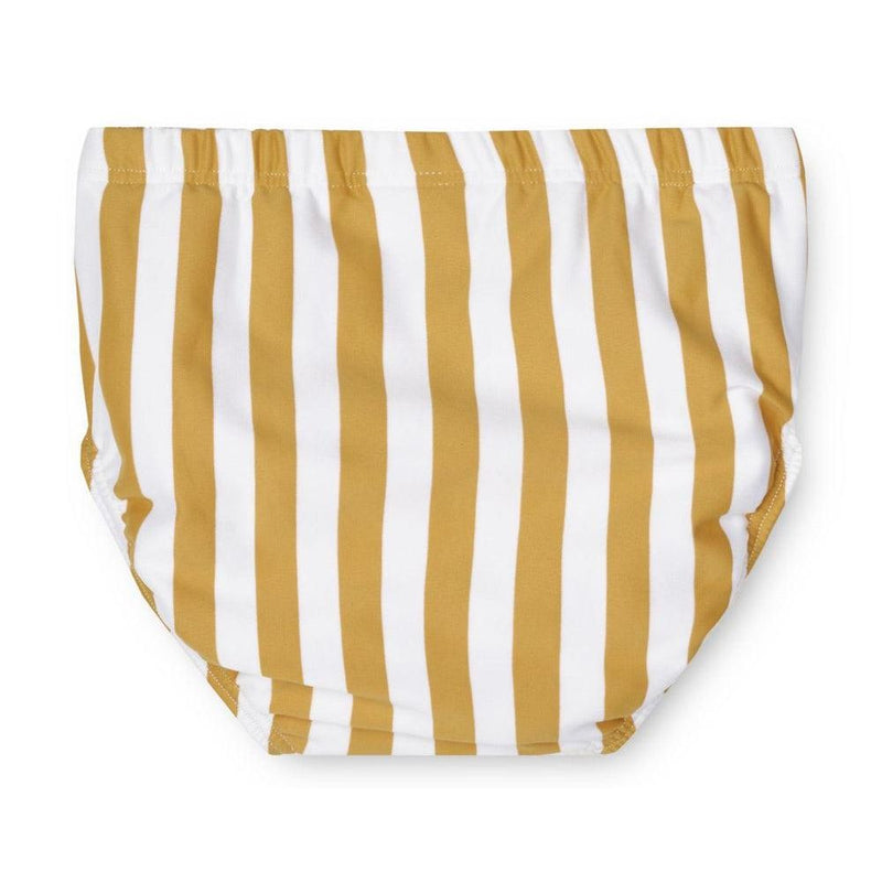 Liewood Anthony Baby Printed Swim Pants Stripe Yellow Mellow/ White