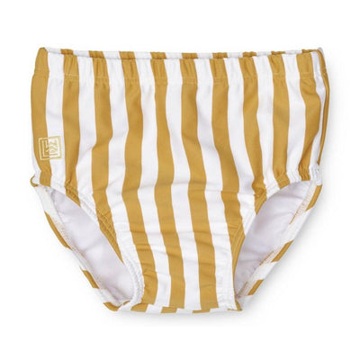 Liewood Anthony Baby Printed Swim Pants Stripe Yellow Mellow/ White