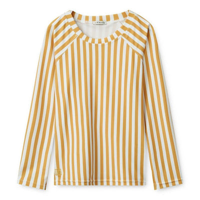 Liewood Baby Noah Printed Longsleeve Swim Tee Yellow Mellow - Studio Play