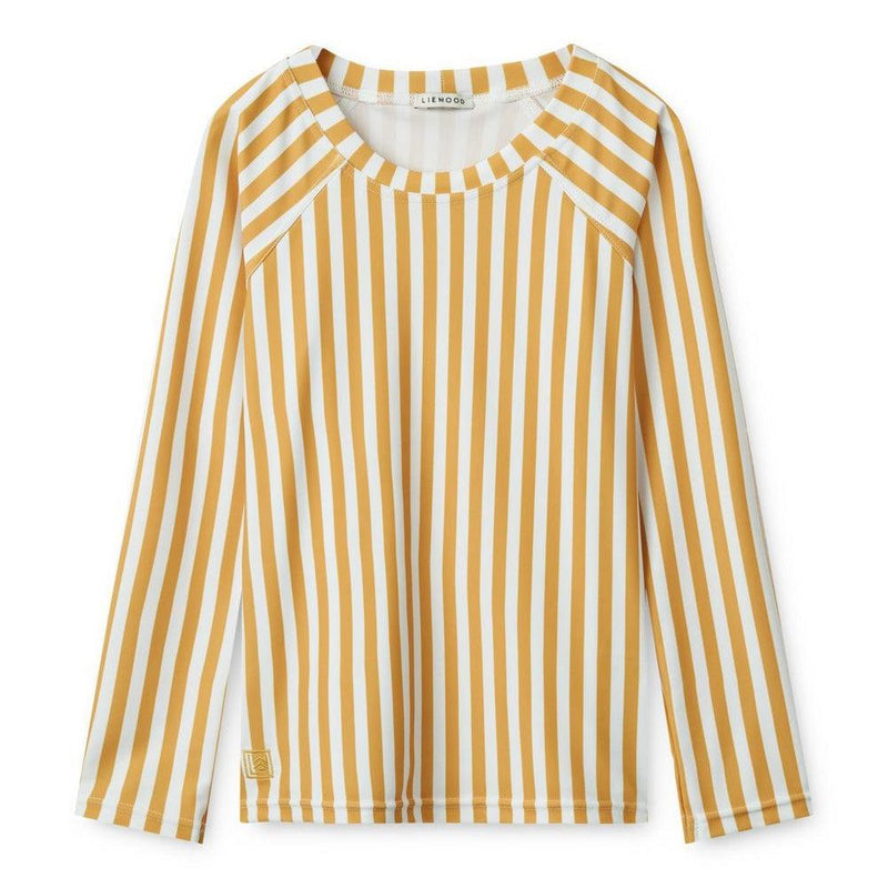 Liewood Baby Noah Printed Longsleeve Swim Tee Yellow Mellow
