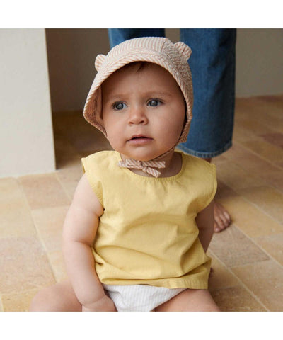 Liewood Baby Rae Sun Hat Stripe Blue Wave/Creme de la creme