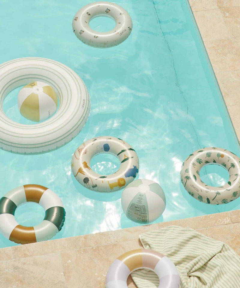 Liewood Donna Large Swim Ring Dusty Mint Stripe