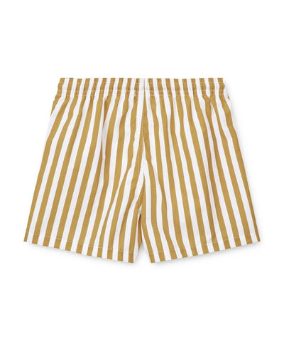 Liewood Duke Striped Board Shorts Stripe Yellow Mellow