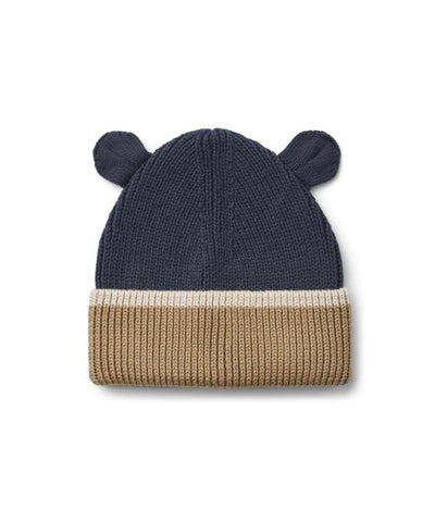 Liewood Gina Beanie Midnight Navy/Oat Mix