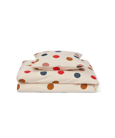 Liewood Ingeborg Bedlinnen Multi Mega Dots/Sea Shell Mix 100x140