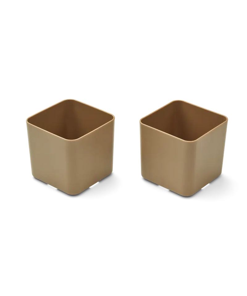 Liewood Jamal Storage System Small 2 pack Oat