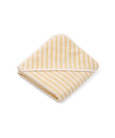 Liewood Louie Hooded Towel Stripe Jojoba/Creme De La Creme