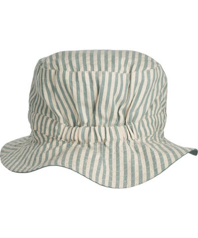 Liewood Sander Reversible Sun Hat Stripe Peppermint/Sandy