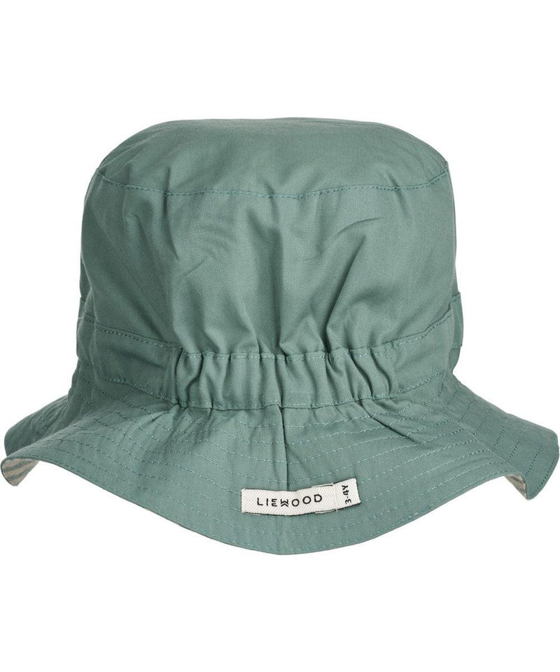 Liewood Sander Reversible Sun Hat Stripe Peppermint/Sandy