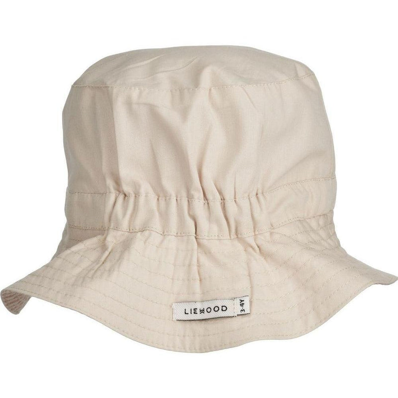 Liewood Sander Reversible Sun Hat Stripe Tuscany Rose/Sandy - Studio Play