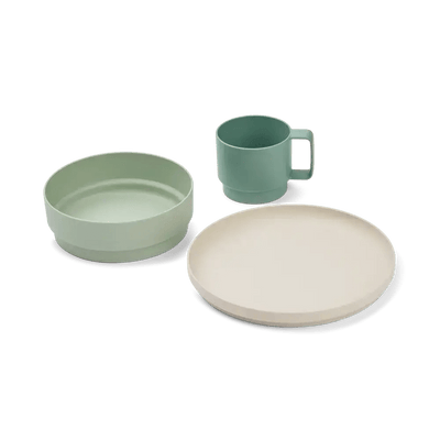 Liewood Walt Tableware Set Dusty Mint - Studio Play