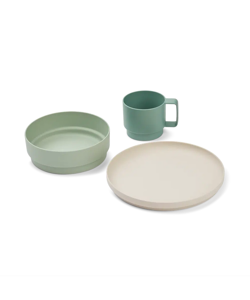 Liewood Walt Tableware Set Dusty Mint