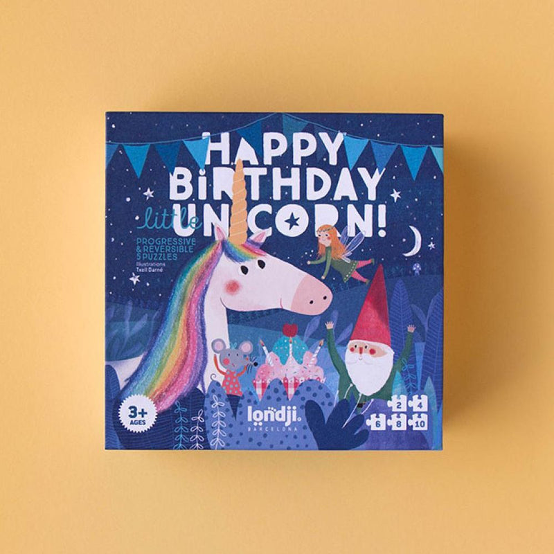Londji Puzzel Happy Birthday Unicorn - Studio Play