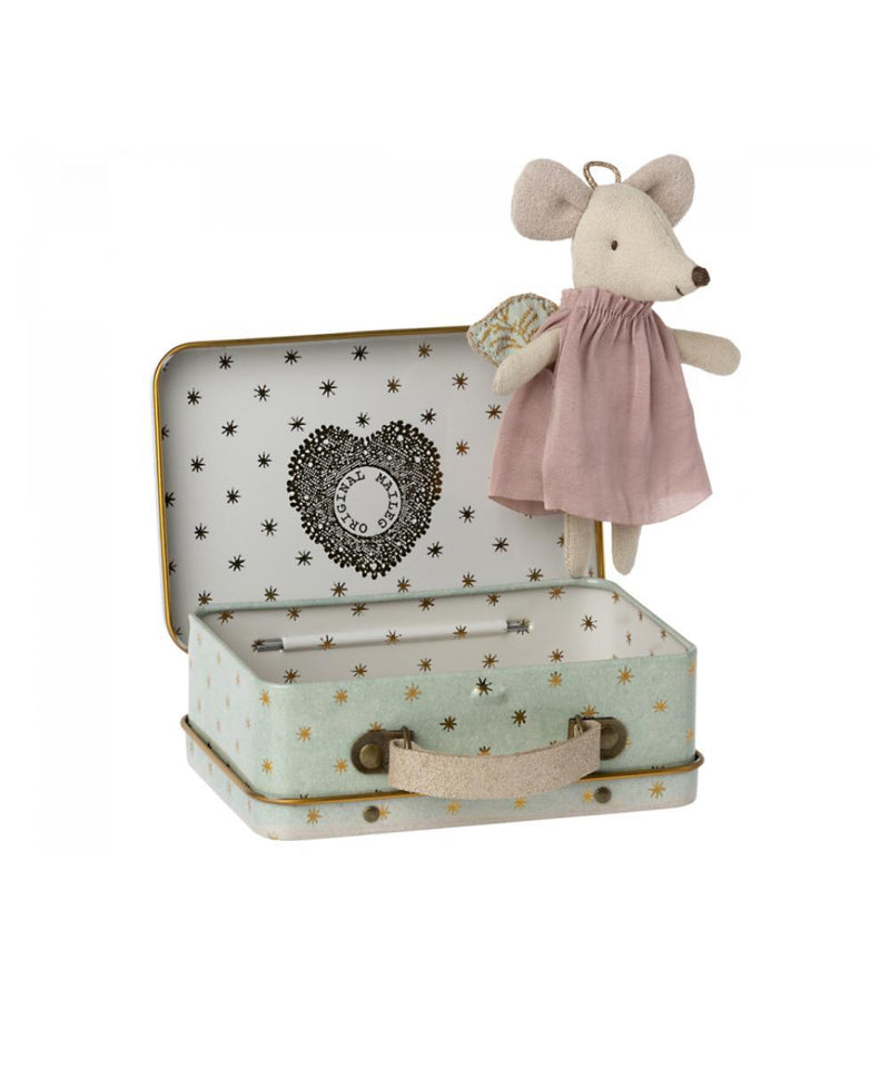 Maileg Angel Mouse In Suitcase