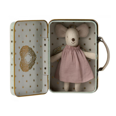Maileg Angel Mouse In Suitcase - Studio Play